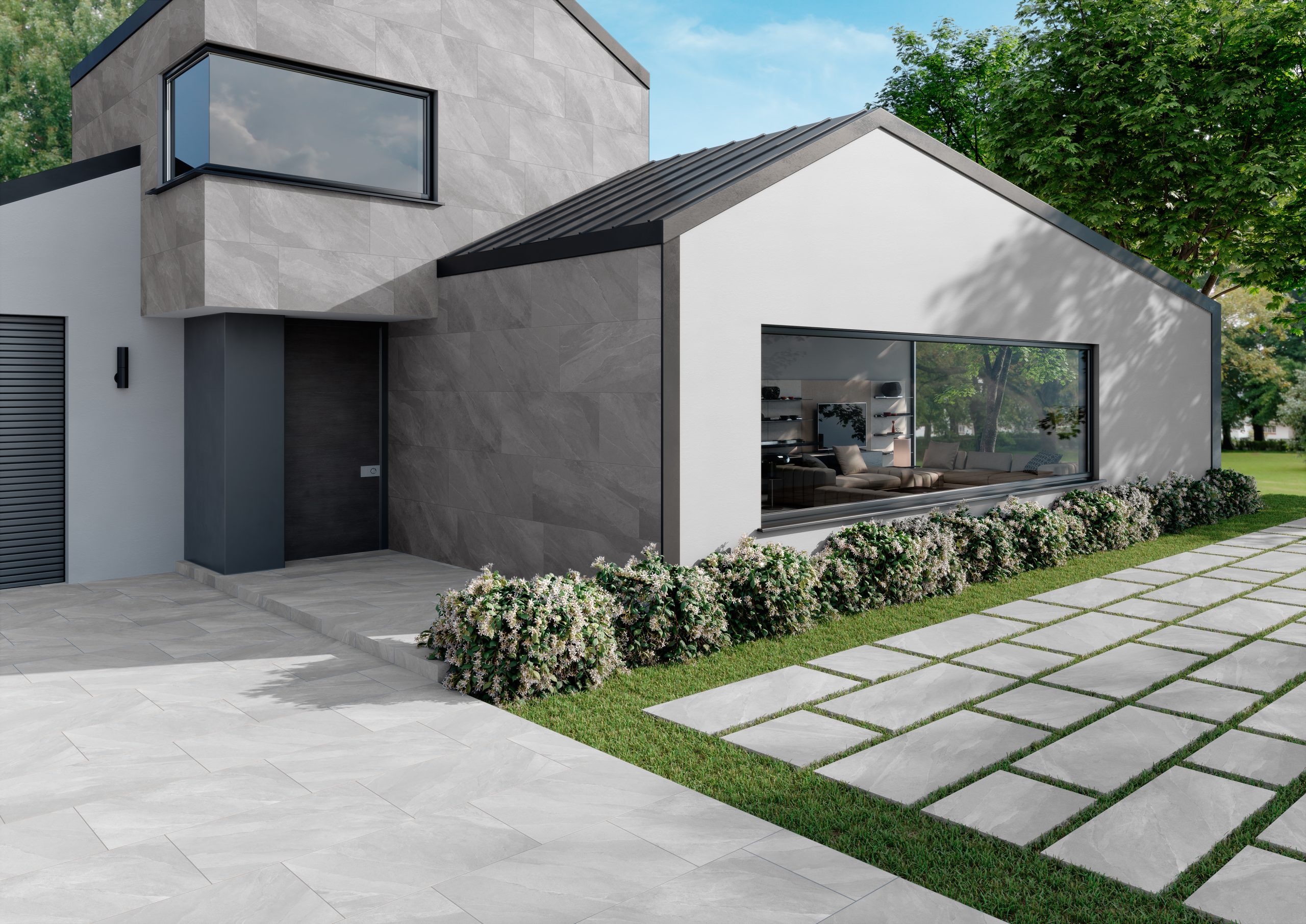 AMB_TITANO 2CM PERLA 60X120_60X60 GRIGIO 60X120